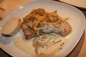 Sahne – Zwiebel – Schnitzel