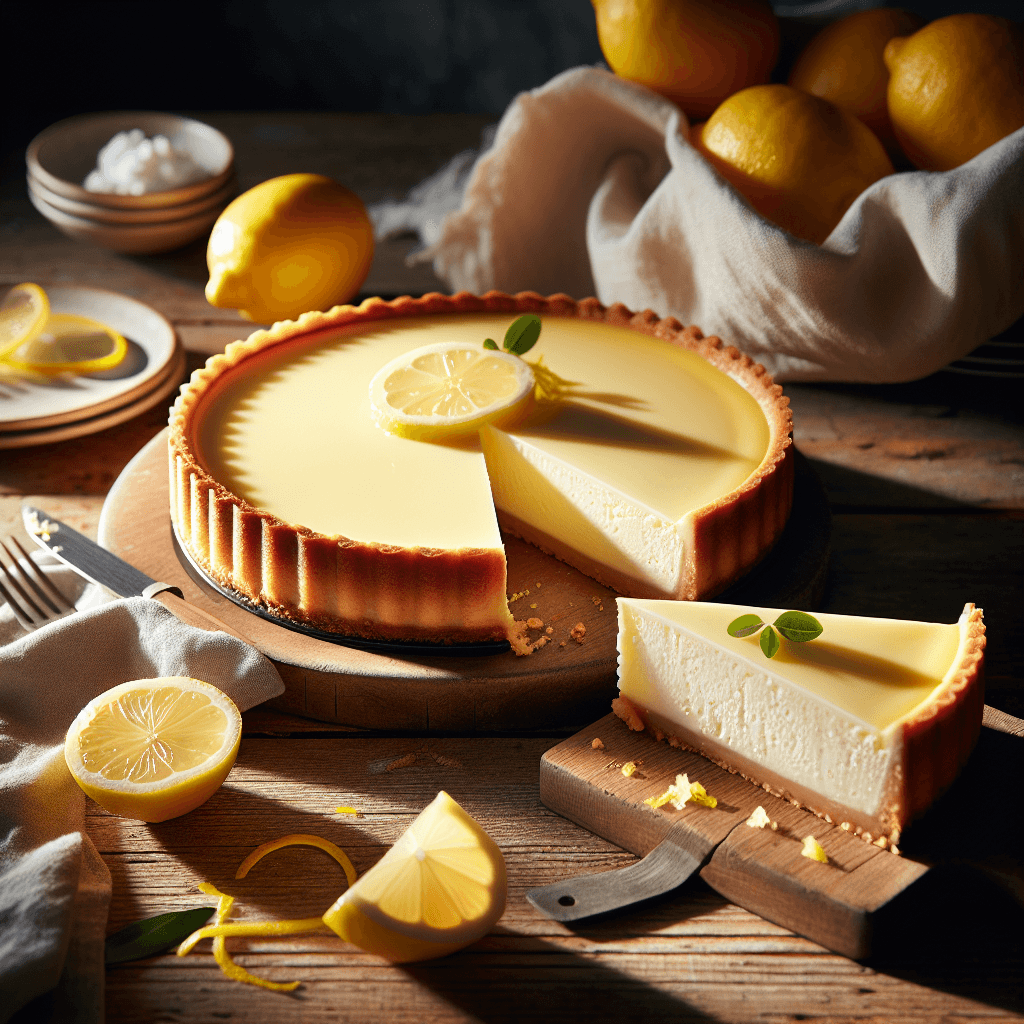 Zitronen-Käsekuchen: Frisch, cremig, kein Schnickschnack